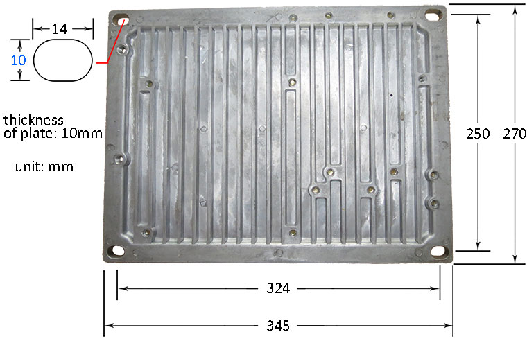 Installation Dimensions of 1204M / 1205M Controllers, Model 1205M-5603