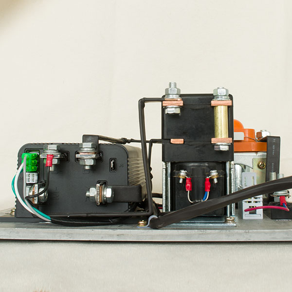 CURTIS DC Series Winding Motor Speed Controller Assemblage 1205M-6B403, 60-72V, 400A,  With 0-5K Foot Pedal Throttle