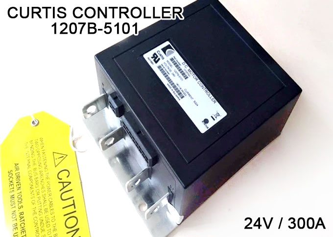 Programmable CURTIS DC Series And Compound Motor Speed Controller, PMC Model 1207B-5101, 24V / 300A