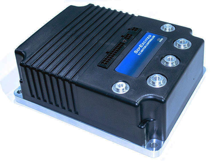 Programmable DC SepEx Motor Speed Controller, PMC Model 1244-5561, 36-48V / 500A, 0-5K or 0-5V Electric Throttle