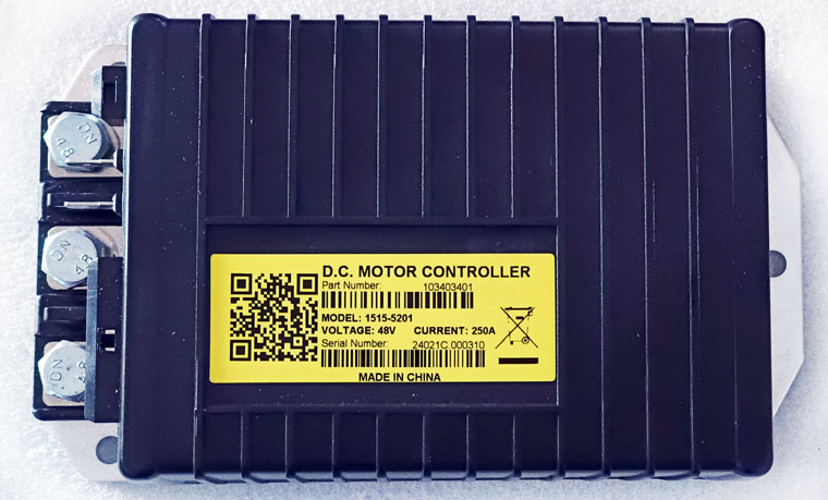 Club Car PRECEDENT Golf Cart Separately Excited Motor Speed Controller, Model 1515-5201, 48V - 250A, Club Car Part Number 103403401 / 103403402