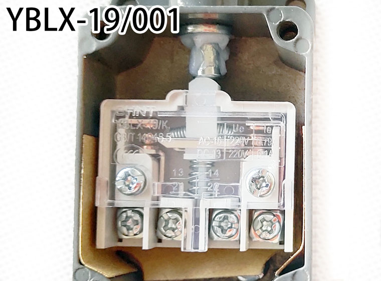 Structure of CHINT Travel Switch YBLX-19/001