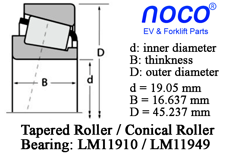 Dimensions Of Bearings Of Club Car Part 1011892 Aluminum Front Hub