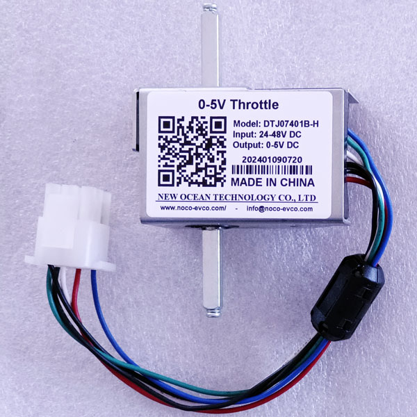 DTJ07401B-H 0-5V Hall-Effect Throttle, Non-Contact Voltage Throttle With Forward And Reverse Signals, Compatible with CURTIS ET-126 MCU