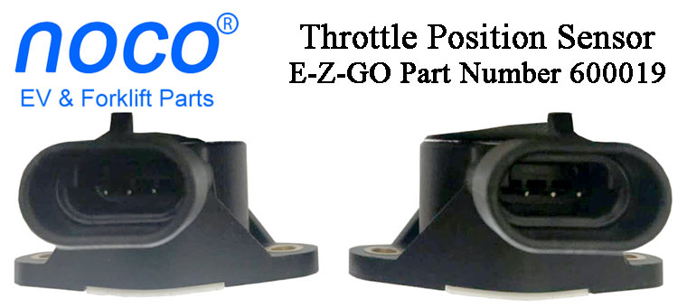 E-Z-GO Throttle Position Sensor 600019, Throttle Position Sensor, Golf Cart RXV Throttle Angle Sensor