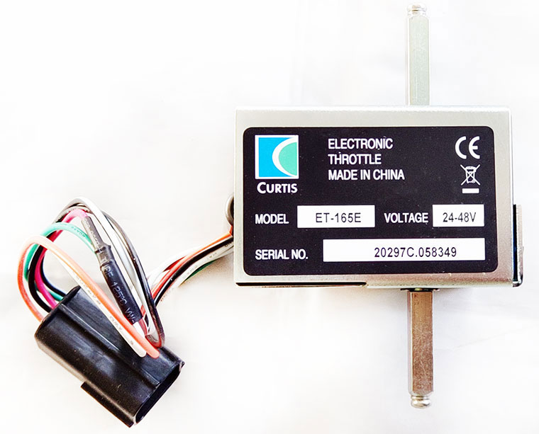 CURTIS ET-165E 0-5V Hall-Effect Throttle, Non-Contact Voltage Throttle With Forward And Reverse Signals