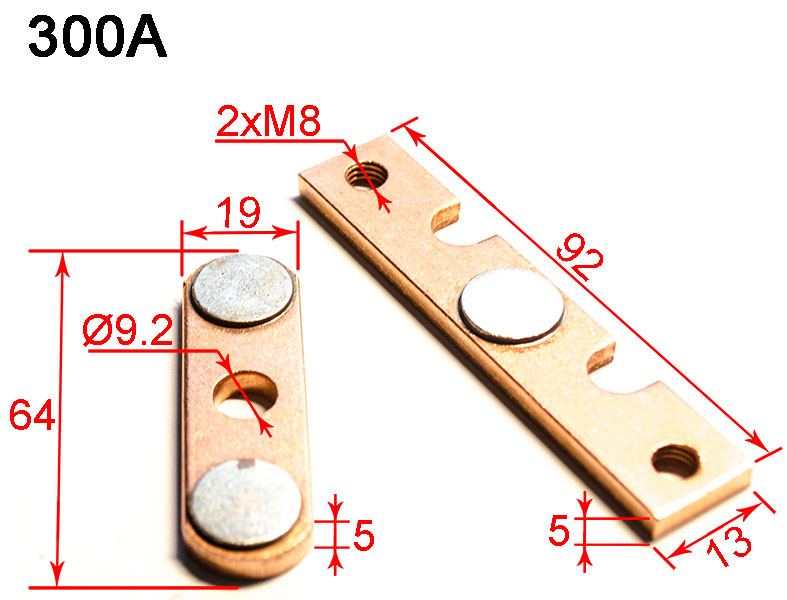 Dimensions of GE IC4482 SPST 300A Contactor Repair Kit