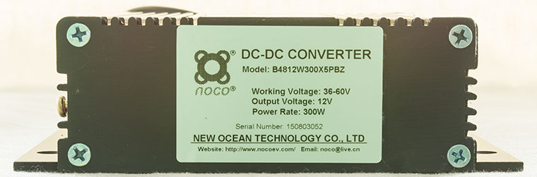 Non-isolated type DC-DC converter, 36-60V to 12V, 300 Watts, electric vehicle 12V DC source