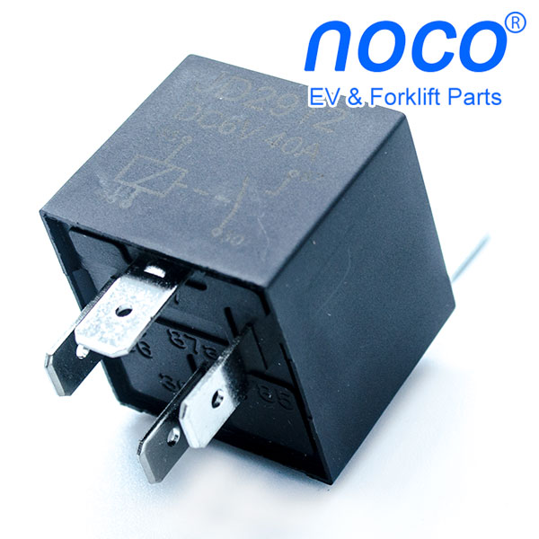 6V 40A Bosch Type DC Relay JD2912, With Metal Bracket, SPST, 1A Wiring Type SPST