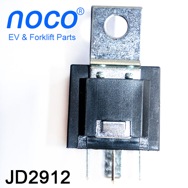 Bosch Type DC Relay JD2912, With Metal Bracket, SPST, With Spade Terminals