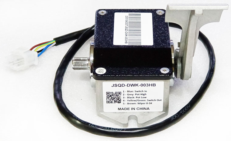 Marshell / Dongyu / Langqing / Wosen / Hasen JSQD-DWK-003HB Potentiometer 0-5K ohms, electric throttle, foot pedal accelerator