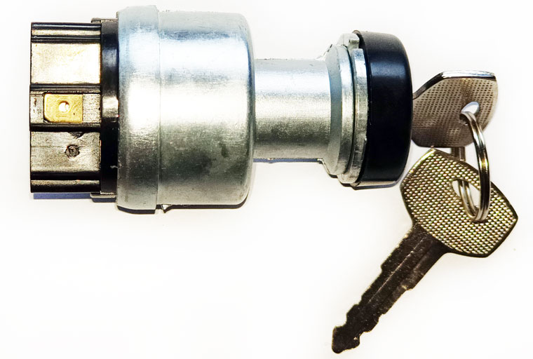 KOMATSU Ignition Switch 3EB-55-51120, With 6-Pin Mating Connector, FD30-16 Forklift Part