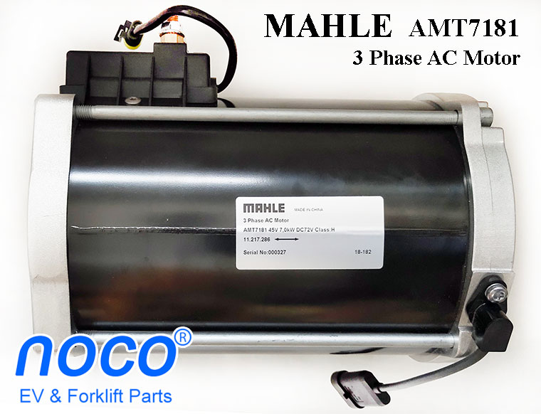 45V / 7.0kW MAHLE Three Phase AC Motor AMT7181, 72V Battery Powered Electric Vehicle Traction Motor