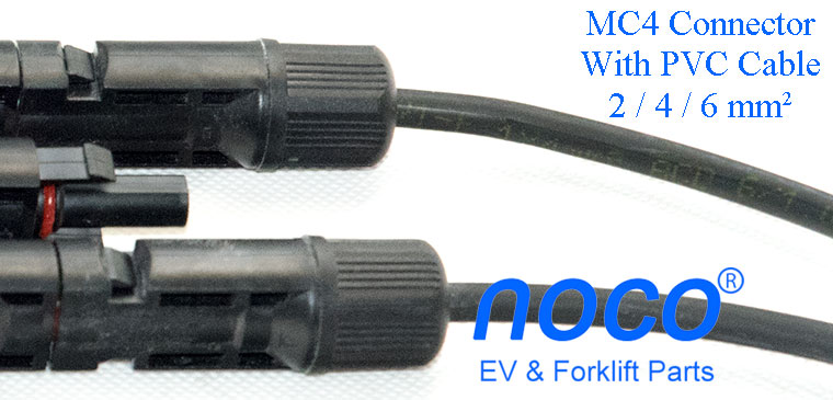 Photovoltaic Power Connector MC4, Prewired With Cable PV1-F1