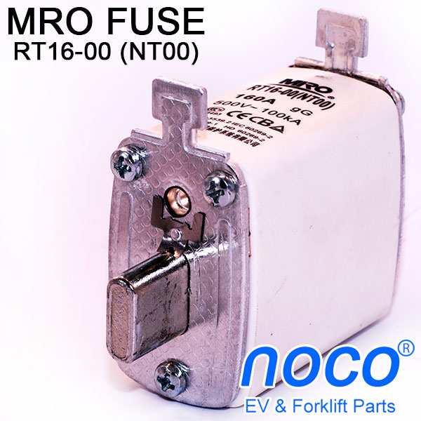 MRO RT16-00 / NT00 ceramic square pipe fuse, 500V 100kA