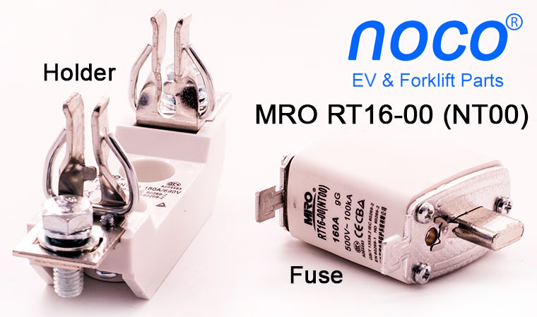 MRO RT16-00 / NT00 ceramic square pipe fuse, 500V 100kA