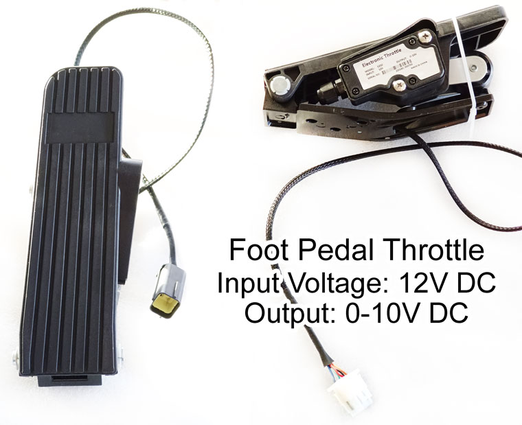 DALIAN Foot Pedal Throttle NOCO-FT-1210, Working Voltage 12V, 0-10V Throttle Signal For ZAPI Controller