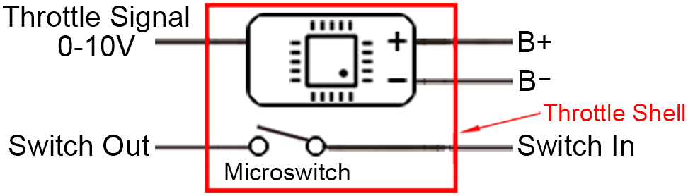 Wiring Diagram of 0-10V Throttle NOCO-FT-1210, DALIAN Forklift Parts