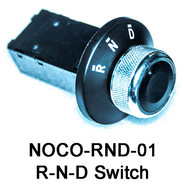 3-Position electric Vehicle Wheel Switch. Forward, Reverse and Neutral positions, With LED Display, model: NOCO-RND-01