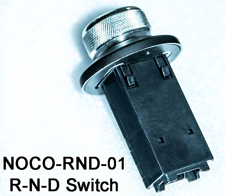 3-Position electric Vehicle Wheel Switch. Forward, Reverse and Neutral positions, With LED Display, model: NOCO-RND-01