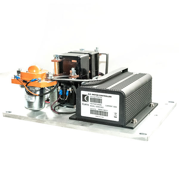 Programmable CURTIS Motor Speed Controller Assemblage, With 2-Wire 0-5K Potentiometer Throttle, Designed For Brush Type Permanent Magnet DC Motor