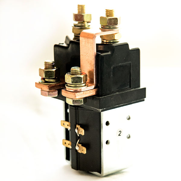 400A SPDT DC Contactor QCC25C-400A/11L, With Long Contact, One Normal Open And One Normal Close Solenoid