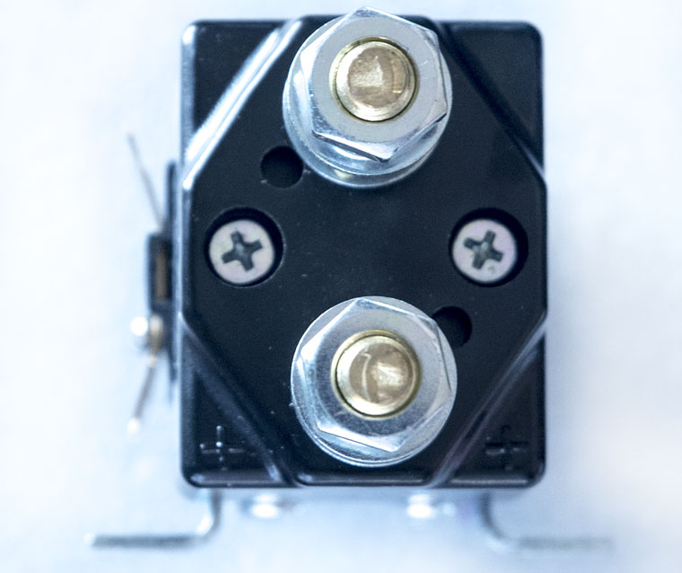 SPSD Normal Open DC Solenoid QCC26C-100A/10, Golf Cart Main Contactor, Interrupted Load 100A, Continuous Load 125A