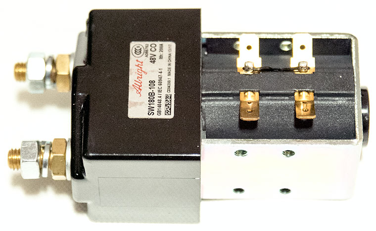 Abright SW180B-108 DC Contactor, 48V 200A CO, With Magnetic Blowout