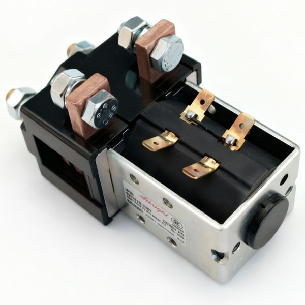 Albright Single Pole Double Throw DC Contactor SW181B-248T, SPDT, Rated for 80V 200A, With Magnetic Blowout, Designed for Regenerative Braking and Reversing in Electric Forklifts, Pallet Jacks, and Industrial Trucks