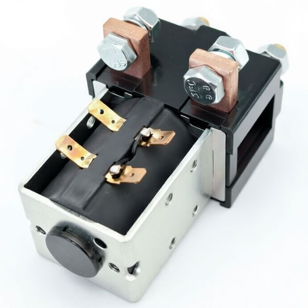 Albright Single Pole Double Throw DC Contactor SW181B-248T, SPDT, Rated for 80V 200A, With Magnetic Blowout, Designed for Regenerative Braking and Reversing in Electric Forklifts, Pallet Jacks, and Industrial Trucks