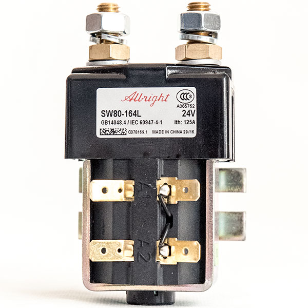 Abright SW80-164L DC Contactor, 24V 125A CO