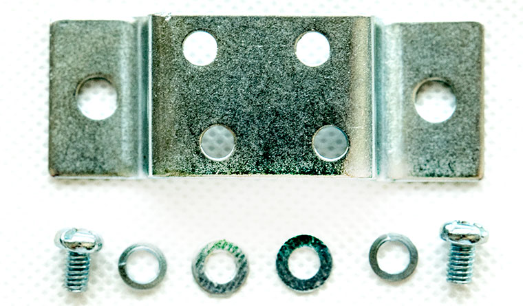 Albright SW80, SW81, SW82, QCC26C-100A, 100A / 125A SPST SPNO DC Contactor Installation Bracket, M Form