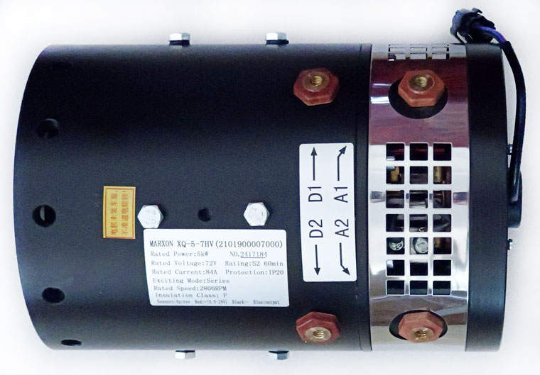 48V 5kW 72V DC Series Winding Motor XQ-5-7HV