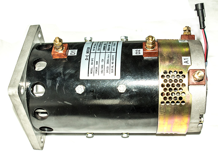 72V 5.0kW DC Series Motor XQ-5FC Eagle Marshell Fairplay Golf Cart Traction Motor