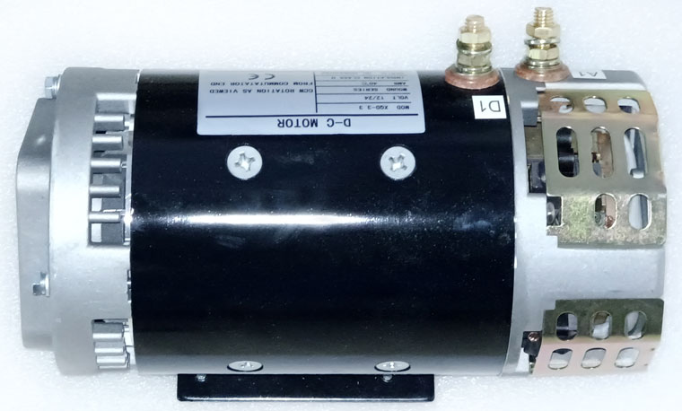 24V 3.3 kW DC Series Winding Motor XQD-3.3, Genie Aerial Lift Motor 40844 / 40844GT, 5BCG52MA100 / 5BCG52MA100A, MT-2430/100A, XQD-3.3H / XQD-3.3YX