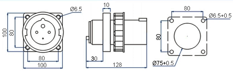 YEEDA 63A 5-Pin Power Connector Y-035