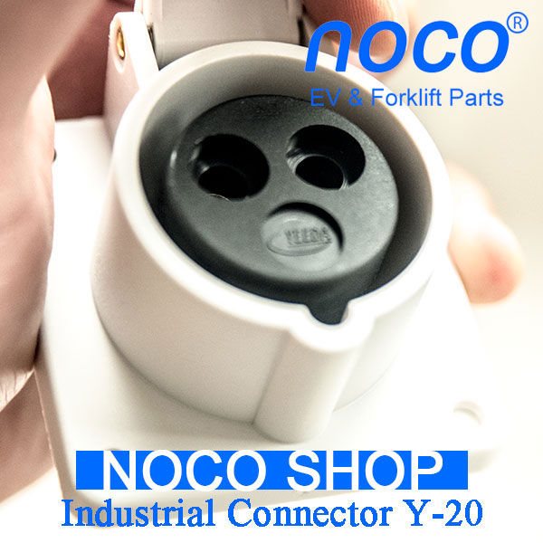 YEEDA Y-20 Industrial Connector, 12-220VDC 32A, 2-Pole Plug + Socket