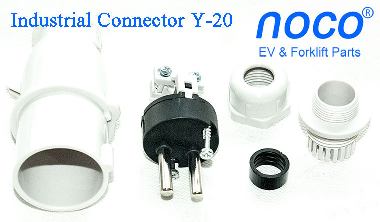 YEEDA Y-20 Industrial Connector, 12-220VDC 32A, 2-Pole Plug + Socket