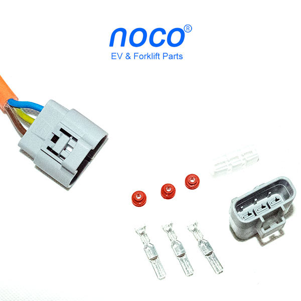 YEEDA charging connector Y-30, socket with 0.6 meter cable, plug with 2.5 meters cable