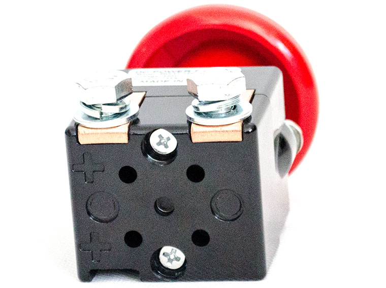 LUTONG Emergency Button, Electric Cart 220V / 125A Emergency Power Disconnector ZDK31-125