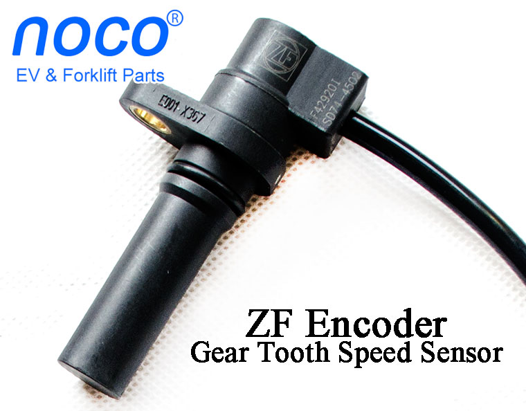 ZF gear tooth speed and direction sensor, with 45mm sensor probe