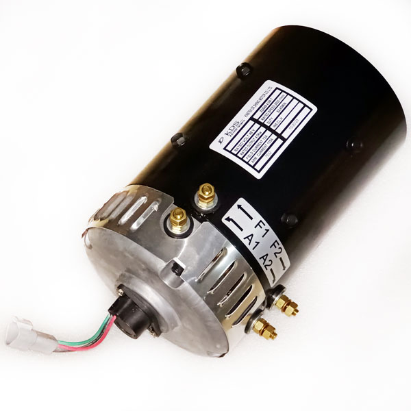 48V 4.0 kW KDS DC SepEx Motor ZQS48-4.0B-T, ZQS48-4.0B-T2, ZQS48-4.0B-T-VS, ZQS-4.0B-T3, E-Z-GO and Tomberlin E-Merge Golf Cart Traction Motor