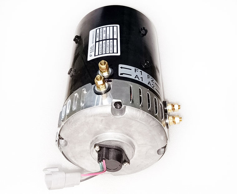 48V 4.0 kW KDS DC SepEx Motor ZQS48-4.0B-T, ZQS48-4.0B-T2, ZQS48-4.0B-T-VS, ZQS-4.0B-T3, E-Z-GO and Tomberlin E-Merge Golf Cart Traction Motor